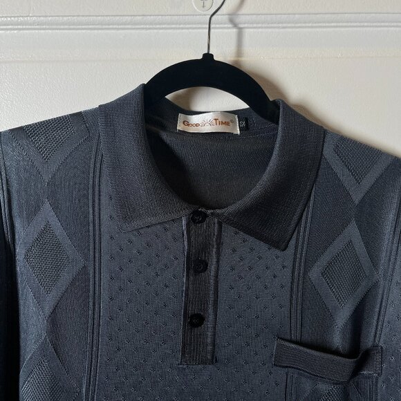 Good Time Blue Polo - Picture 2 of 3